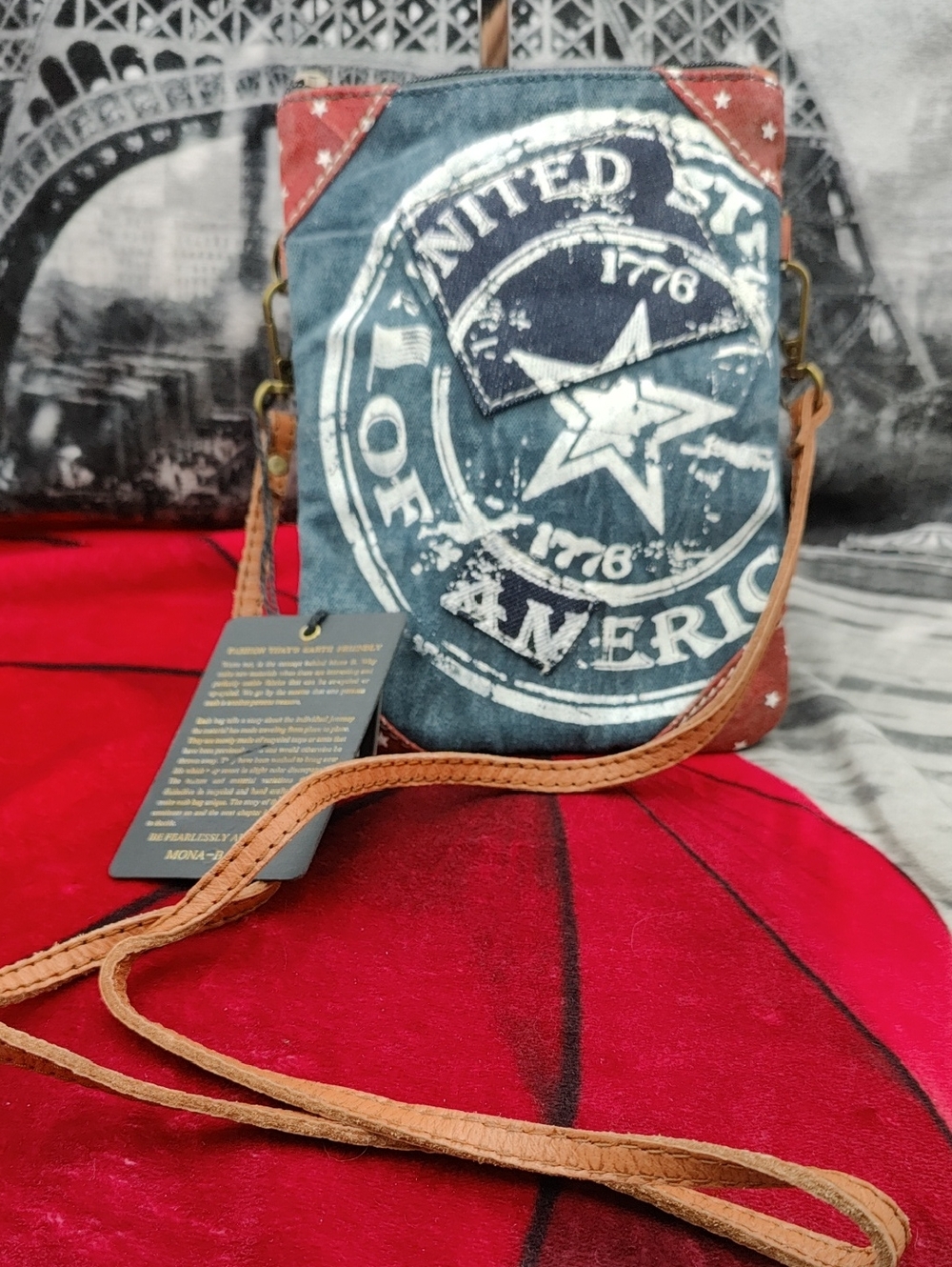 Mona B Live Love Vintage Crossbody